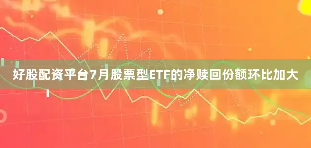 好股配资平台7月股票型ETF的净赎回份额环比加大